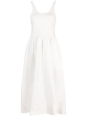 Polo Ralph Lauren sleeveless flared midi dress - White