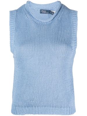 Polo Ralph Lauren sleeveless knitted top - Blue