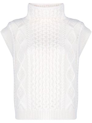 Polo Ralph Lauren sleeveless knitted top - Neutrals
