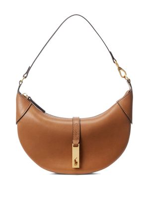 Polo Ralph Lauren small leather shoulder bag - Neutrals