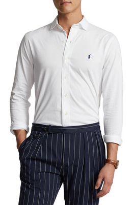 Polo Ralph Lauren Solid White Button-Up Shirt in White/C7998