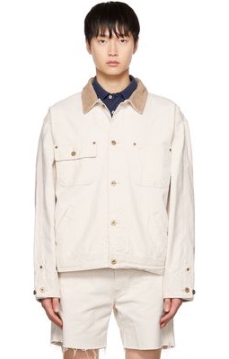 Polo Ralph Lauren SSENSE Exclusive Off-White The New Denim Project Edition Jacket