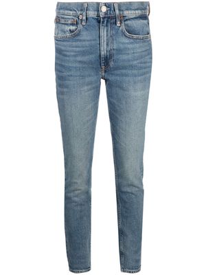 Polo Ralph Lauren stonewashed cotton skinny jeans - Blue