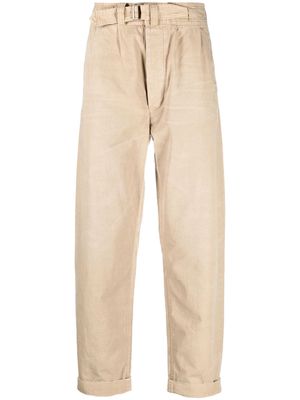 Polo Ralph Lauren straight-leg belted trousers - Neutrals