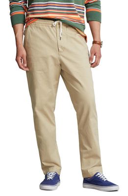 Polo Ralph Lauren Stretch Cotton Drawstring Pants in Khaki