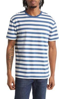 Polo Ralph Lauren Stripe Brushed Jersey T-Shirt in Nevis/Clancy Blue