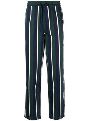 Polo Ralph Lauren stripe-print straight-leg trousers - Blue