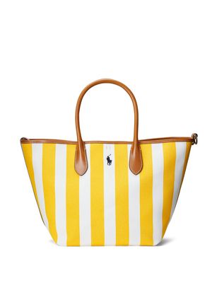 Polo Ralph Lauren striped canvas tote bag - Yellow