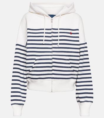 Polo Ralph Lauren Striped cotton-blend hoodie