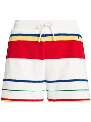 Polo Ralph Lauren striped cotton-blend shorts - White