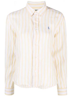 Polo Ralph Lauren striped cotton button-up shirt - Yellow