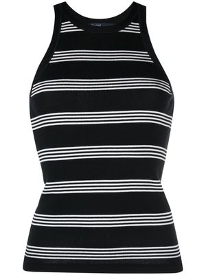 Polo Ralph Lauren striped cotton tank top - Black