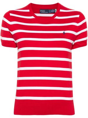 Polo Ralph Lauren striped knitted top - Red