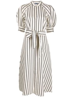 Polo Ralph Lauren Striped mulberry silk shirt dress - Neutrals