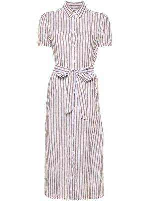 Polo Ralph Lauren striped shirt dress - White