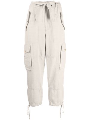 Polo Ralph Lauren tapered canvas cargo trousers - Neutrals