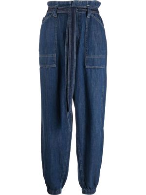 Polo Ralph Lauren tapered tie-waist jeans - Blue