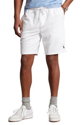 Polo Ralph Lauren Terry Cloth Drawstring Shorts in White