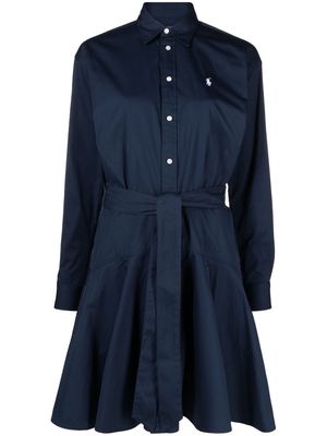 Polo Ralph Lauren tied-waist shirt dress - Blue