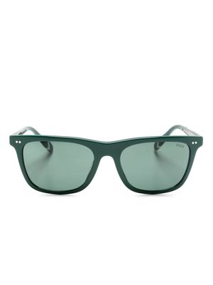 Polo Ralph Lauren tortoiseshell square-frame sunglasses - Green
