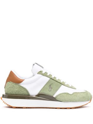 Polo Ralph Lauren Train 89 suede-panelled sneakers - White