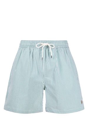 Polo Ralph Lauren Traveler striped swim shorts - Green