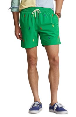 Polo Ralph Lauren Traveler Swim Trunks in Preppy Green