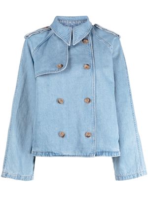 Polo Ralph Lauren trench-style denim jacket - Blue