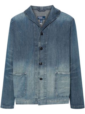 Polo Ralph Lauren Unlined distressed denim jacket - Blue