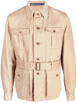Polo Ralph Lauren utilitarian-inspired belted jacket - Neutrals
