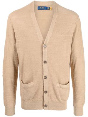 Polo Ralph Lauren v-neck button-up cardigan - Brown