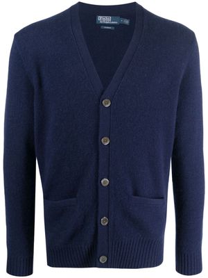 Polo Ralph Lauren V-neck cashmere cardigan - Blue