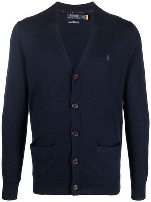 Polo Ralph Lauren V-neck wool cardigan - Blue