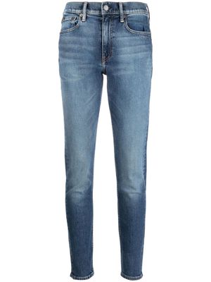 Polo Ralph Lauren washed-denim skinny jeans - Blue