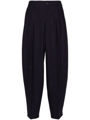 Polo Ralph Lauren wool-blend cropped trousers - Blue