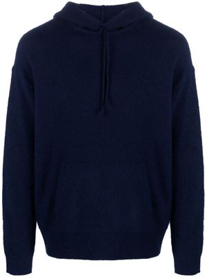 Polo Ralph Lauren wool-blend knitted hoodie - Blue