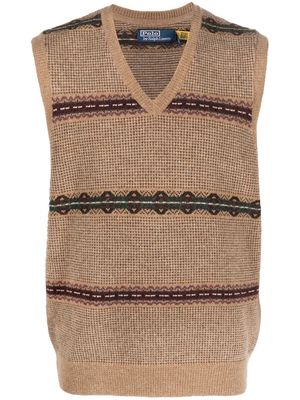 Polo Ralph Lauren wool-knit vest - Brown