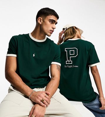 Polo Ralph Lauren x ASOS exclusive collab t-shirt with central pony and backprint logo in green