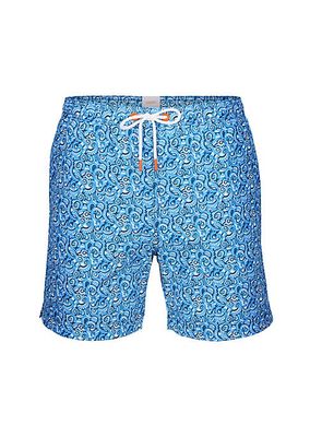 Polpo Printed Swim Shorts
