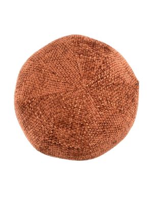 POLSPOTTEN Ball woven cushion - Brown