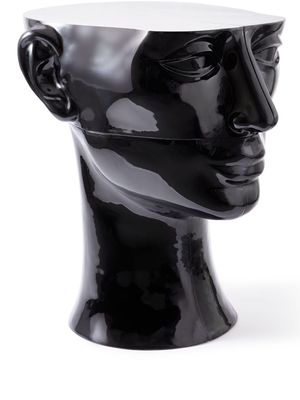 POLSPOTTEN Head Left Top glossy-finish sculpture - Black