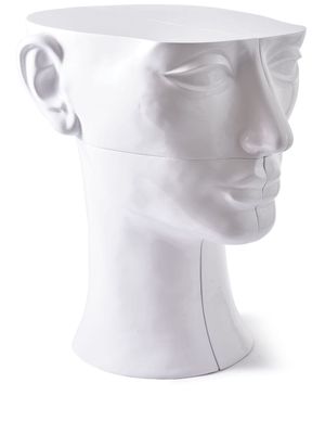 POLSPOTTEN Head Right Bottom lacquered-finish sculpture - White