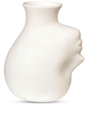 POLSPOTTEN head upside down vase - White