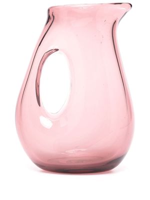 POLSPOTTEN Hole Glass jug - Brown