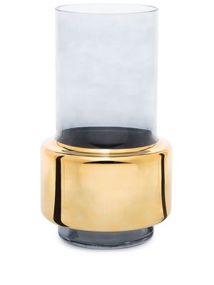 POLSPOTTEN medium Lobby glass vase - Gold