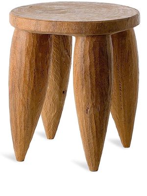 POLSPOTTEN Senofo wood stool - Brown