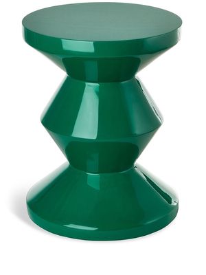 POLSPOTTEN zig zag stool - Green