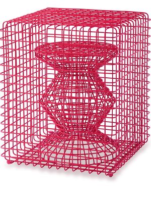 POLSPOTTEN Zig Zag stool - Pink