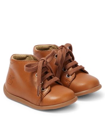 Pom d'Api Baby leather lace-up boots