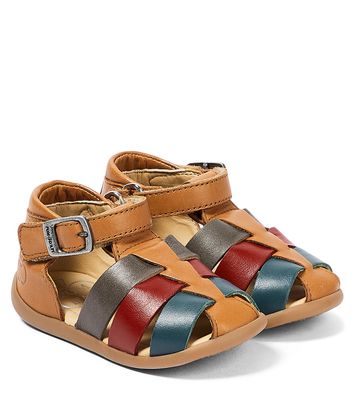 Pom d'Api Baby Stand-Up Papy leather sandals